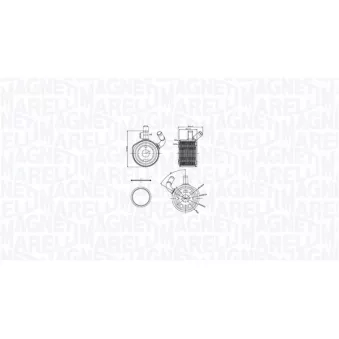 Radiateur d'huile MAGNETI MARELLI 350300002900