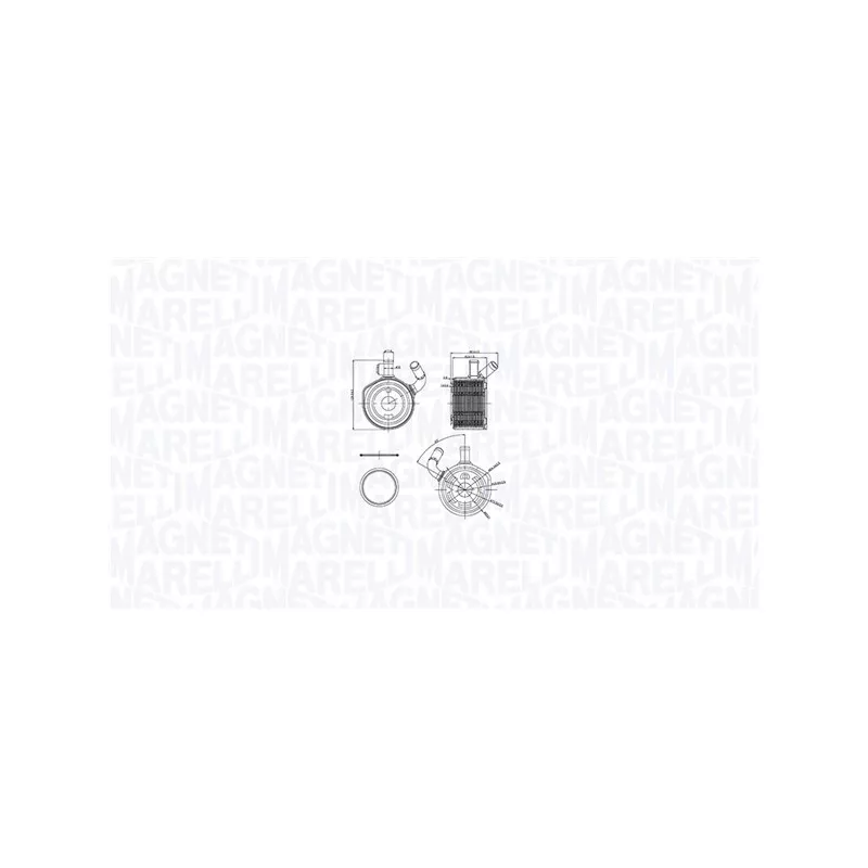 Radiateur d'huile MAGNETI MARELLI 350300002900