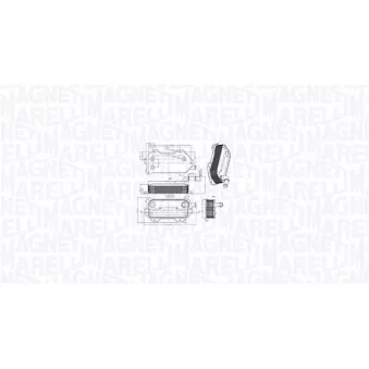 Radiateur d'huile MAGNETI MARELLI 350300003000