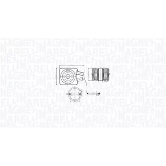 Radiateur d'huile MAGNETI MARELLI 350300003200