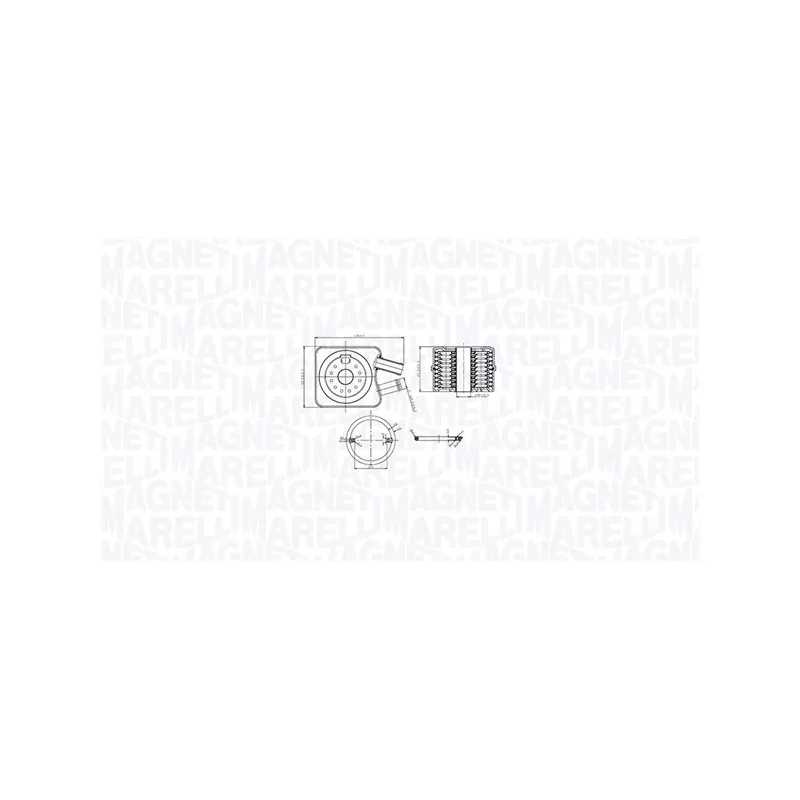 Radiateur d'huile MAGNETI MARELLI 350300003200