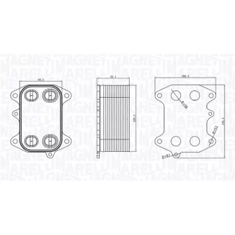 Radiateur d'huile MAGNETI MARELLI 350300003300