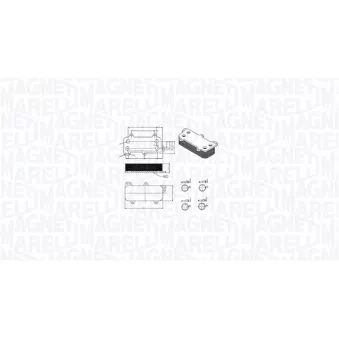 Radiateur d'huile MAGNETI MARELLI 350300003700