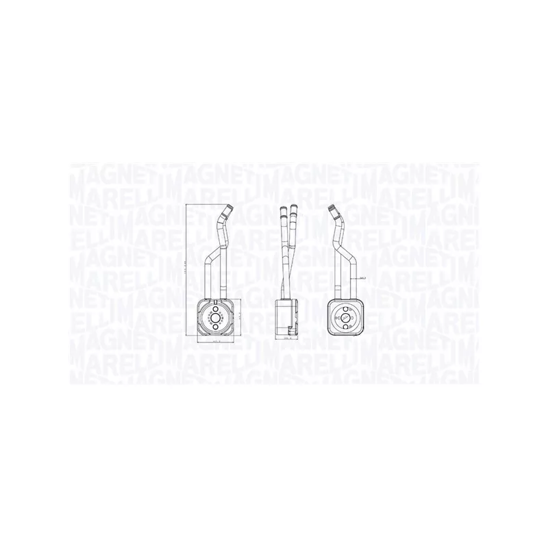 Radiateur d'huile MAGNETI MARELLI 350300003800