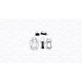 Radiateur d'huile MAGNETI MARELLI 350300003900