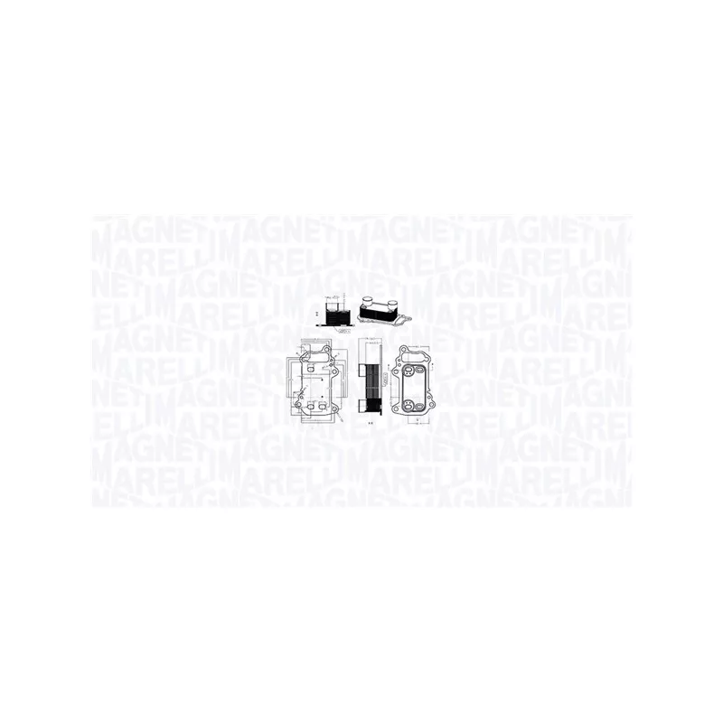 Radiateur d'huile MAGNETI MARELLI 350300003900