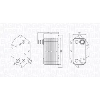 Radiateur d'huile MAGNETI MARELLI 350300004000