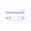 Intercooler, échangeur MAGNETI MARELLI 351319204290 - Visuel 1