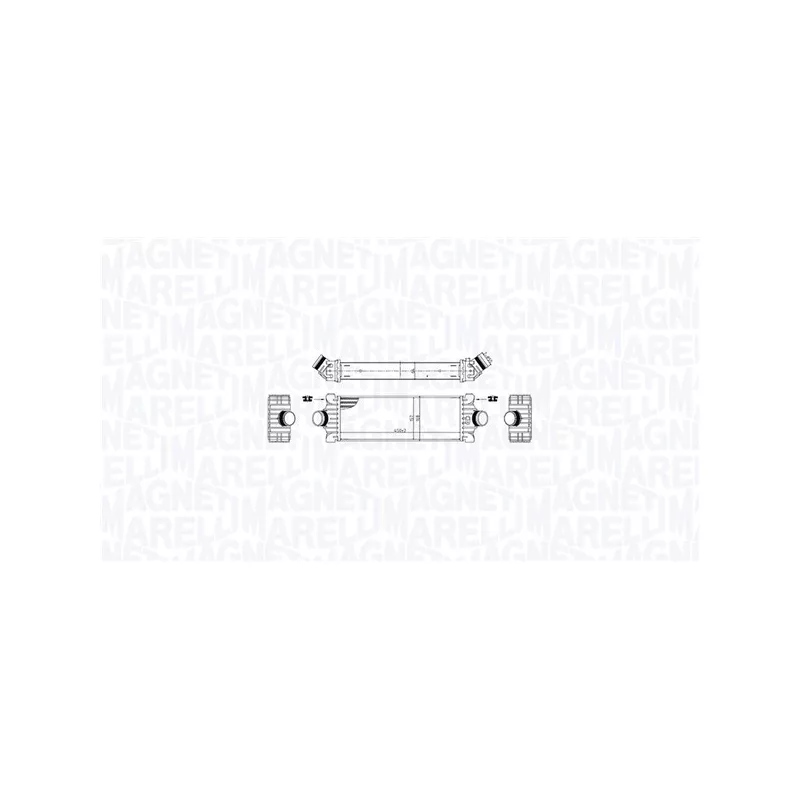 Intercooler, échangeur MAGNETI MARELLI 351319206050