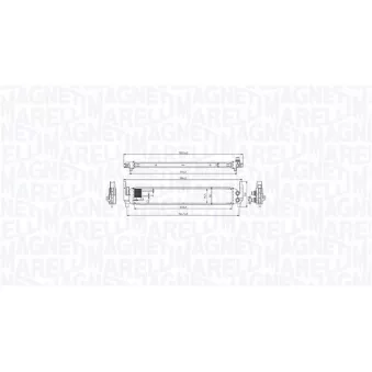 Intercooler, échangeur MAGNETI MARELLI 351319206060