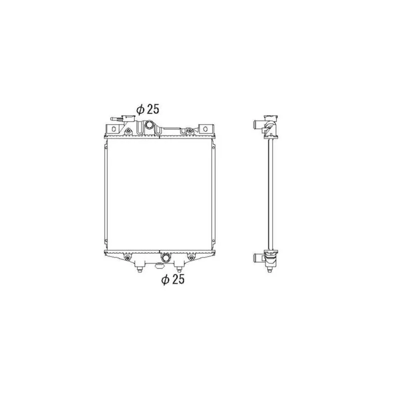 Radiateur, refroidissement du moteur NRF 506082