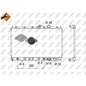 Radiateur, refroidissement du moteur NRF