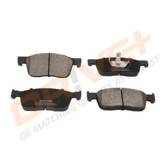 Jeu de 4 plaquettes de frein avant Dr!ve+ DP1010.10.1222