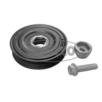 Kit de poulies, vilebrequin CORTECO 49104652