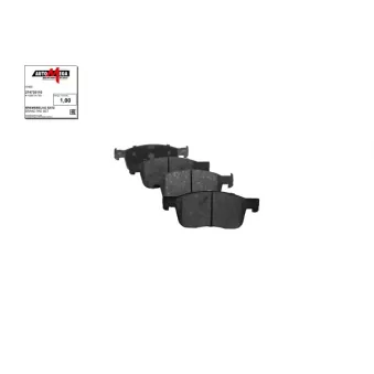 Jeu de 4 plaquettes de frein avant AUTOMEGA 274735110