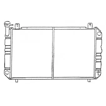 Radiateur, refroidissement du moteur NRF 513495