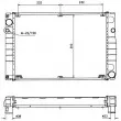 Radiateur, refroidissement du moteur NRF 51366 - Visuel 1