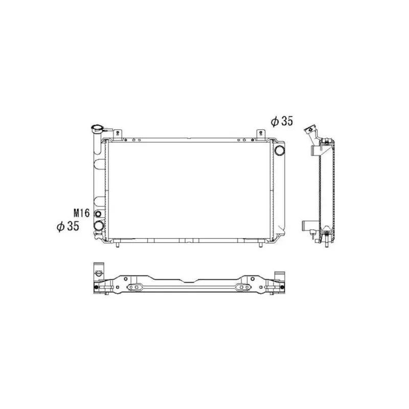 Radiateur, refroidissement du moteur NRF 52052