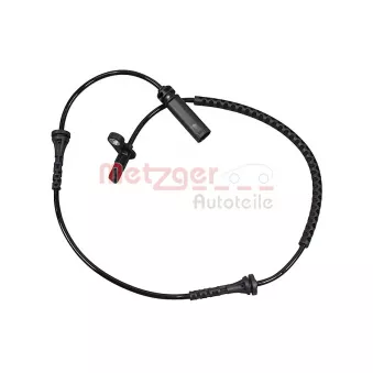 Capteur, vitesse de roue METZGER 09001497