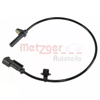 Capteur, vitesse de roue METZGER 09001512