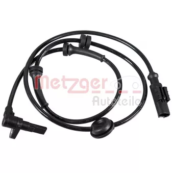 Capteur, vitesse de roue METZGER 09001515
