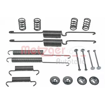 Kit d'accessoires, mâchoire de frein METZGER 105-0026X-02