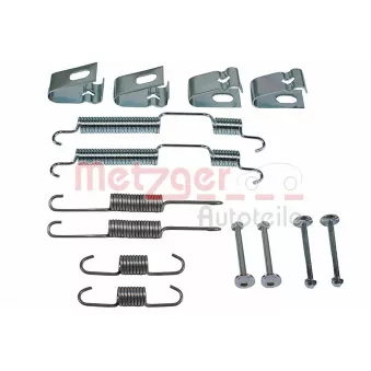 Kit d'accessoires, mâchoire de frein METZGER 105-0054
