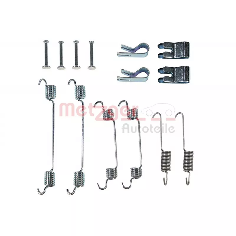 Kit d'accessoires, mâchoire de frein METZGER 105-0076