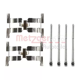 Kit d'accessoires, plaquette de frein à disque METZGER 109-0143