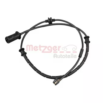 Contact d'avertissement, usure des plaquettes de frein METZGER 1190048