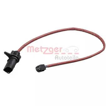 Contact d'avertissement, usure des plaquettes de frein METZGER 1190304