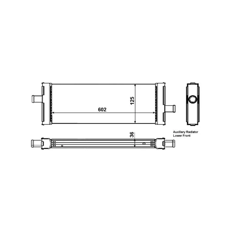 Radiateur, refroidissement du moteur NRF 53006