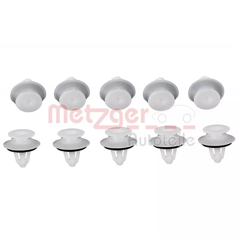 Clip de fixation, revêtement de porte METZGER 2280067