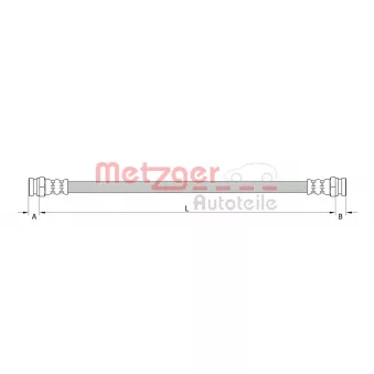 Flexible de frein METZGER 4110898