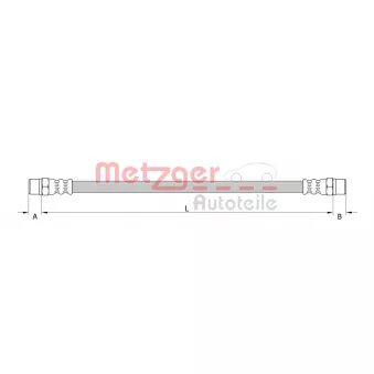 Flexible de frein METZGER 4110899