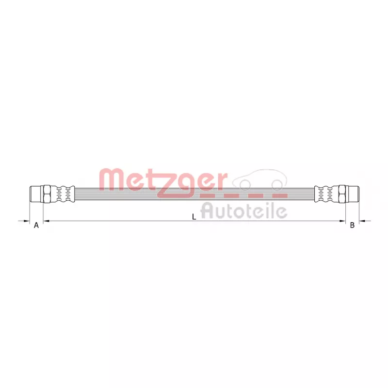 Flexible de frein METZGER 4110899