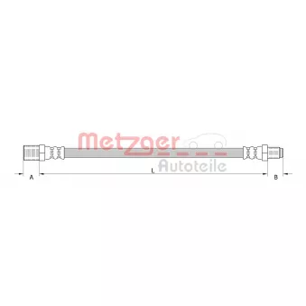Flexible de frein METZGER 4111377