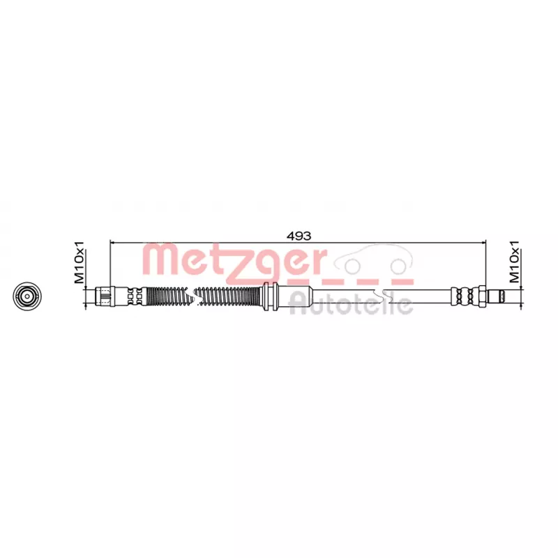 Flexible de frein METZGER 4111482