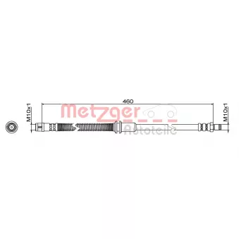Flexible de frein METZGER