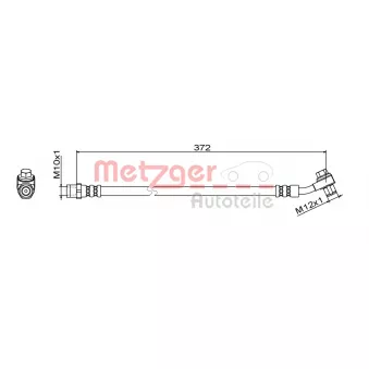 Flexible de frein METZGER 4111795