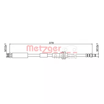 Flexible de frein METZGER 4111800