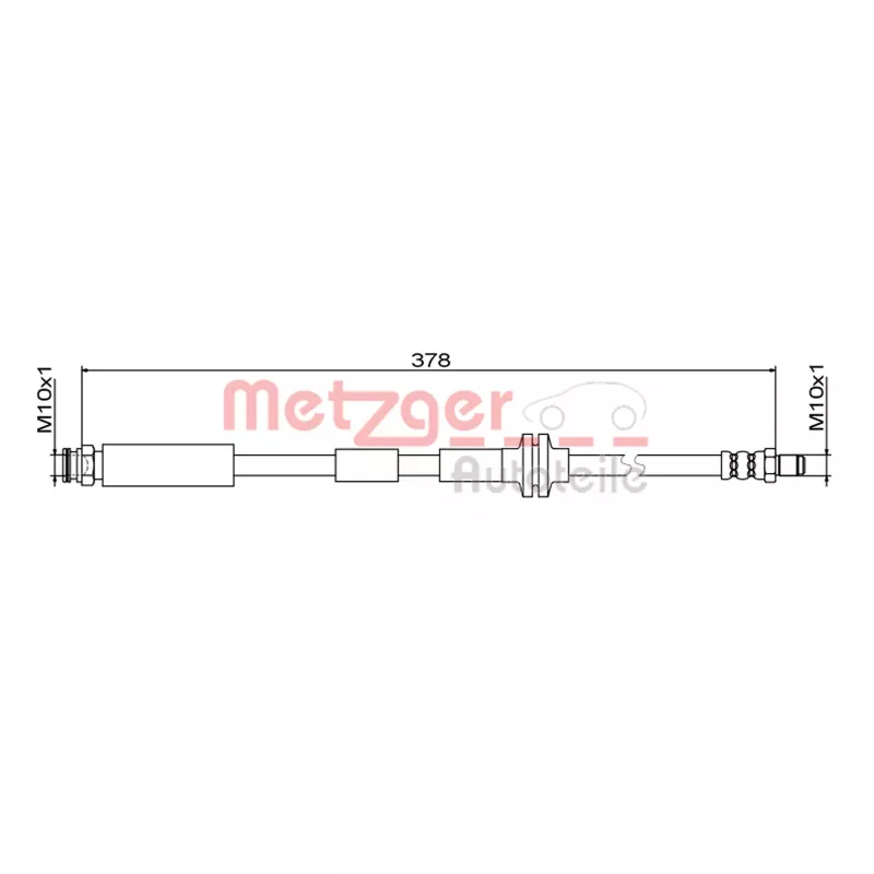 Flexible de frein METZGER 4111800