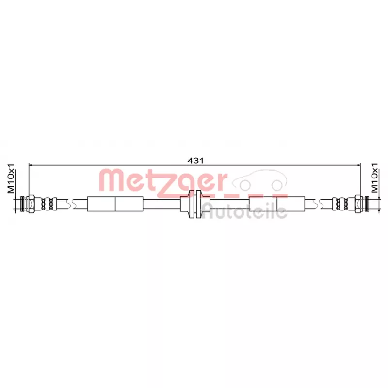 Flexible de frein METZGER 4111804