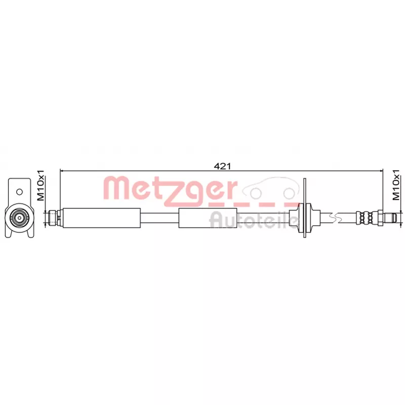 Flexible de frein METZGER 4111814