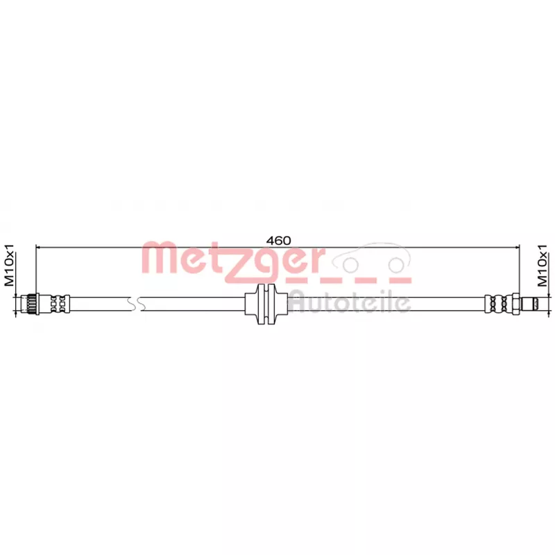 Flexible de frein METZGER 4111833