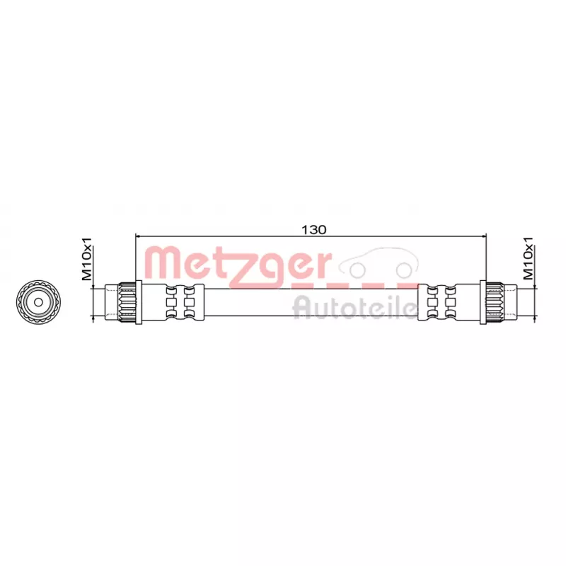 Flexible de frein METZGER 4111837