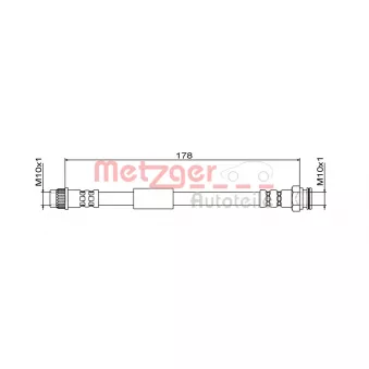 Flexible de frein METZGER 4111843