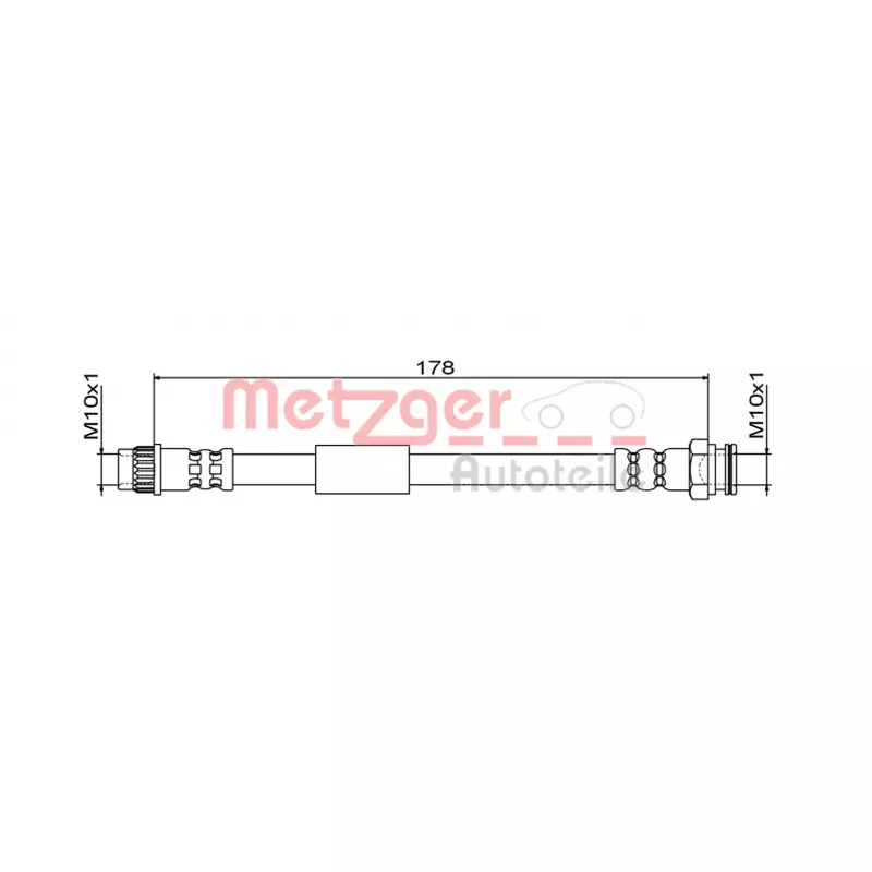 Flexible de frein METZGER 4111843