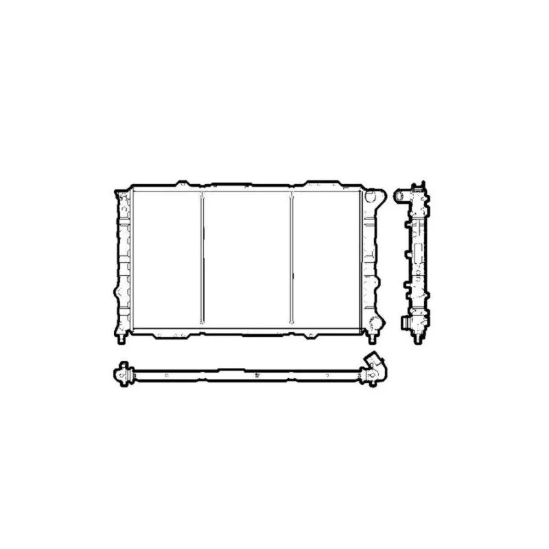Radiateur, refroidissement du moteur NRF 53242