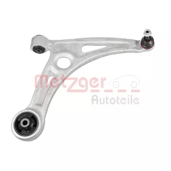 Bras de liaison, suspension de roue avant droit METZGER 58147002